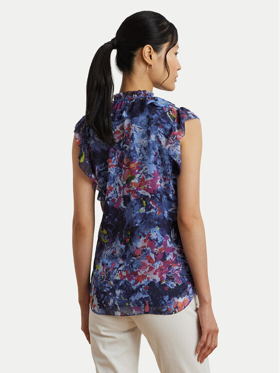 LAUREN RALPH LAUREN LAUREN RALPH LAUREN Блузка 200970718001 Cиній Relaxed Fit
