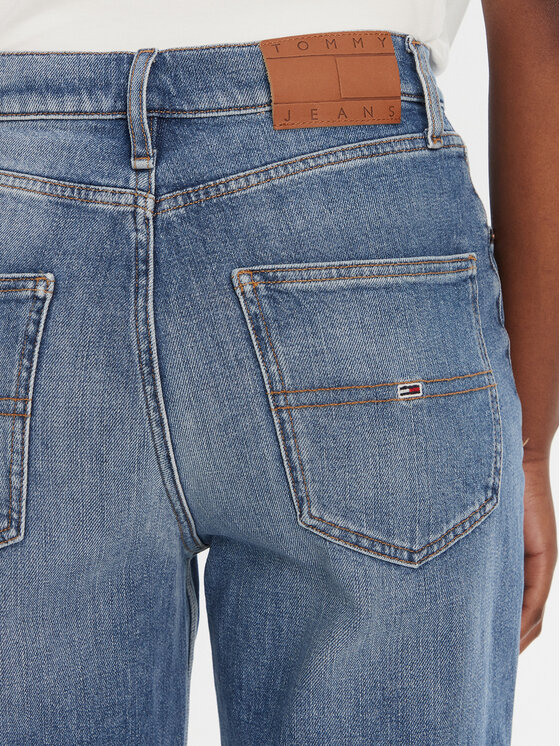 Tommy Jeans Tommy Jeans Traperice Layla DW0DW20644 Plava Straight Fit