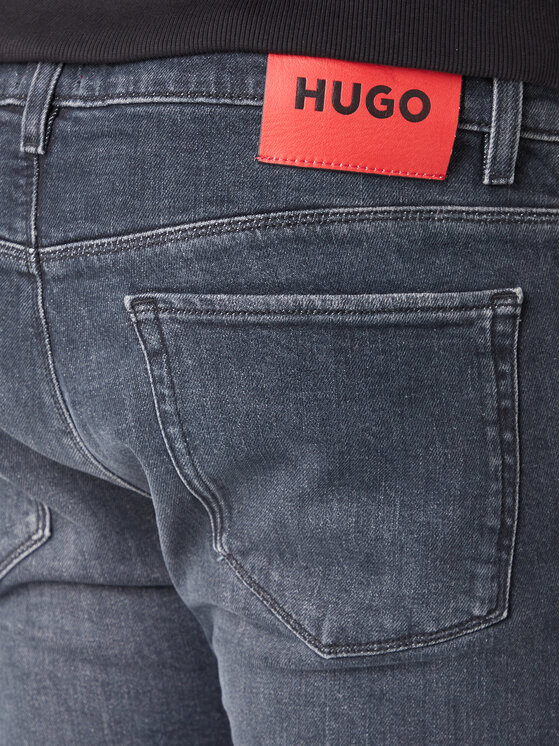 HUGO Hugo Jeans 50517504 Grau Slim Fit