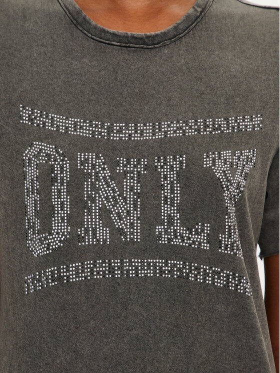 ONLY ONLY T-shirt Lucy 15332190 Crna Regular Fit