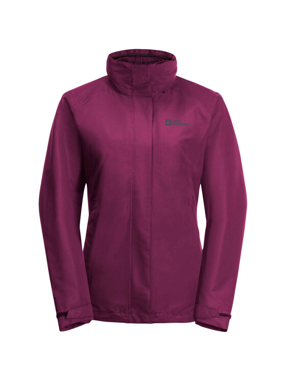 Jack Wolfskin Jack Wolfskin Kurtka przejściowa Geisshorn 3in1 Jkt W Fioletowy Regular Fit