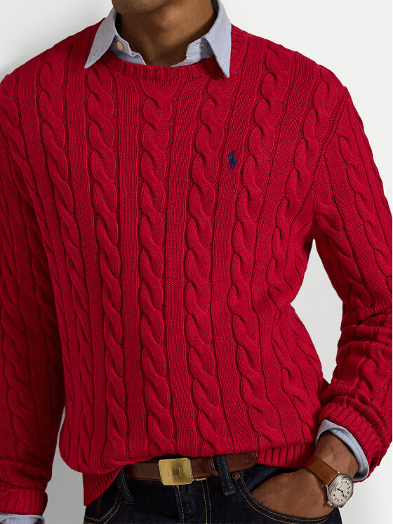 Polo Ralph Lauren Polo Ralph Lauren Svetr 710775885023 Červená Regular Fit