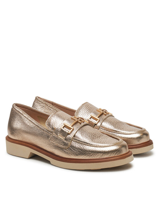 Hispanitas Hispanitas Loafersy HV254066 Złoty