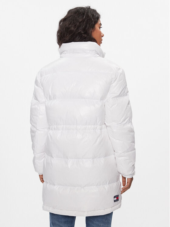 Tommy Jeans Tommy Jeans Пухено яке Alaska DW0DW16573 Бял Regular Fit