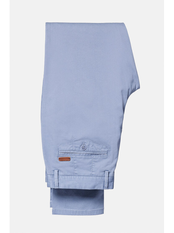 Lancerto Lancerto Spodnie materiałowe Monaco SP082123000005 Błękitny Slim Fit