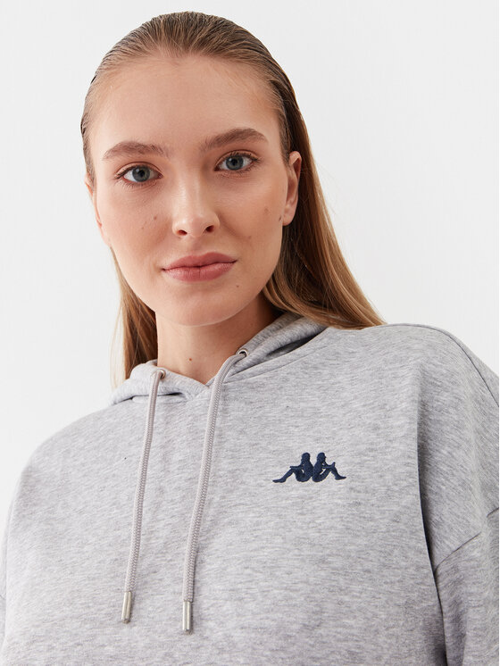 Kappa Kappa Суитшърт 710067 Сив Regular Fit