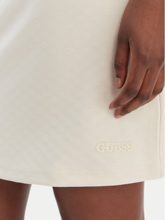 Guess Guess Ежедневна рокля V6GK07 K3002 Екрю Regular Fit