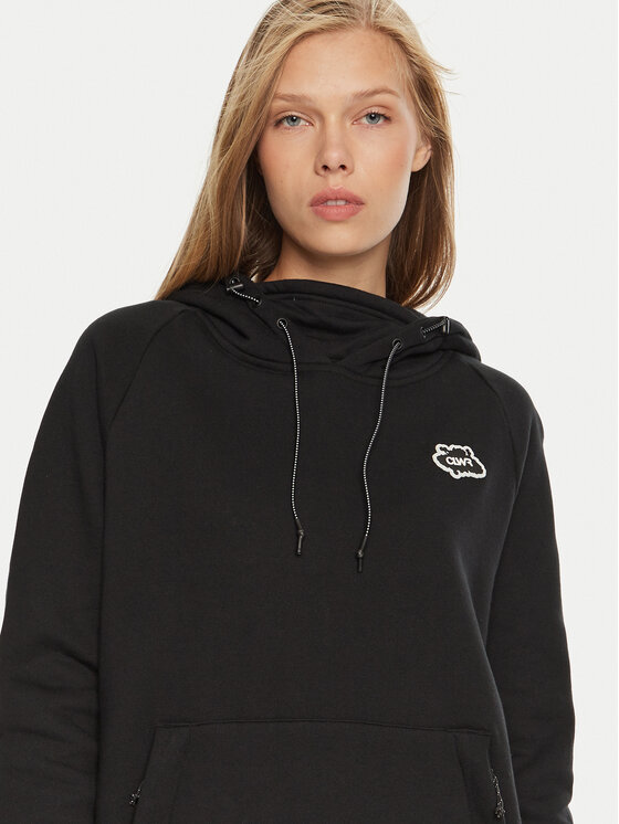 Colourwear Colourwear Technikai pulóver Bowl Hood 2.0 7010323 Fekete Regular Fit