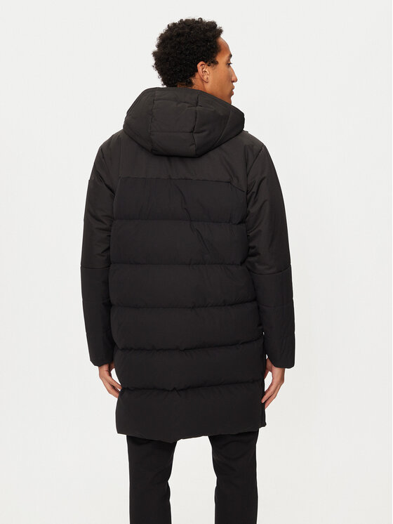 BOSS Boss Pūkinė striukė 50515113 Juoda Regular Fit