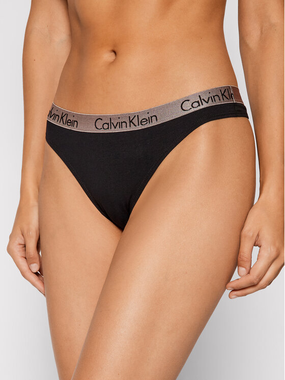 Calvin Klein Underwear Chilot tanga 000QD3539E Negru