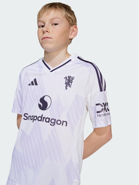 adidas adidas Koszulka techniczna Manchester United 25/26 Away Jersey Biały Regular Fit