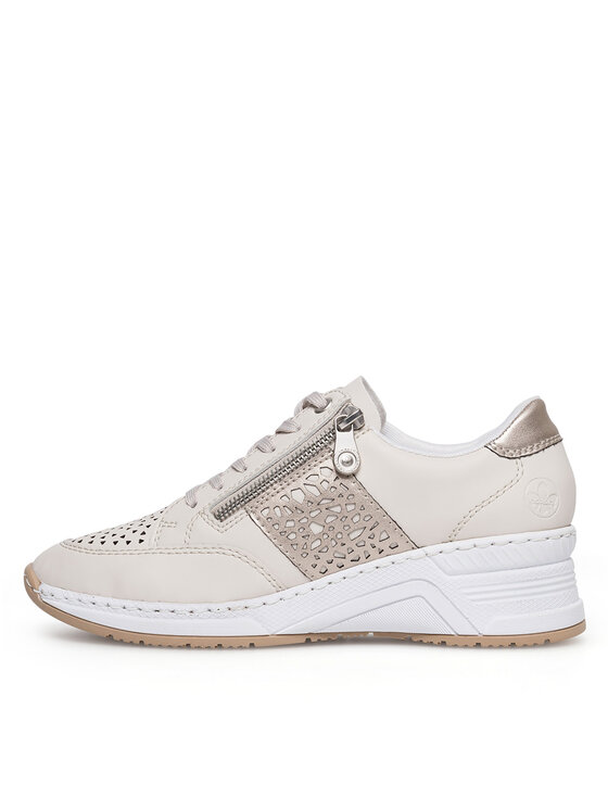 Rieker Rieker Sneakers N4344-60 Écru