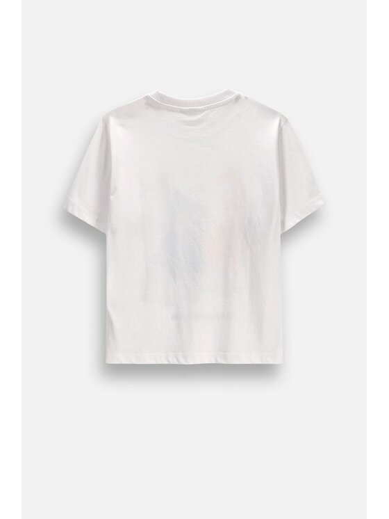 Coccodrillo Coccodrillo T-Shirt ZC6143202WBK-001 Biały Regular Fit