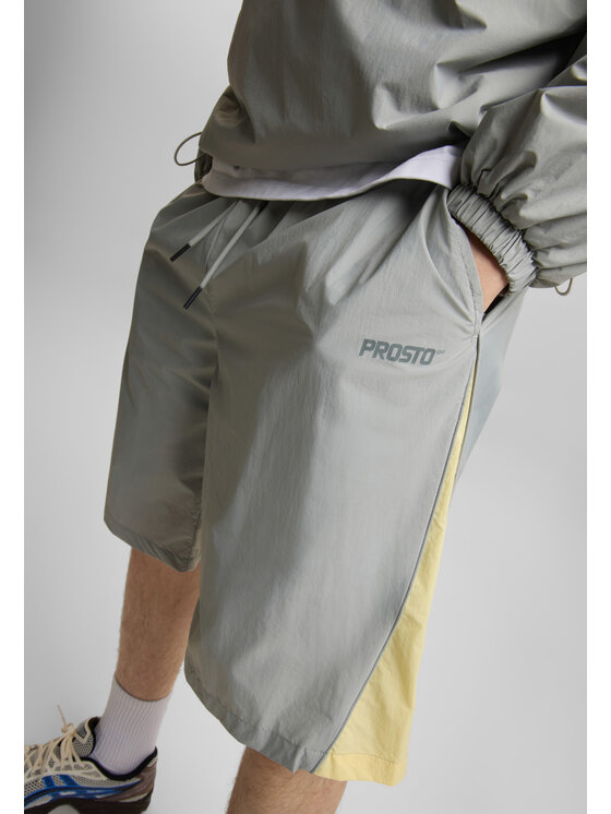 PROSTO. PROSTO. Szorty sportowe Sprinter Szary Regular Fit