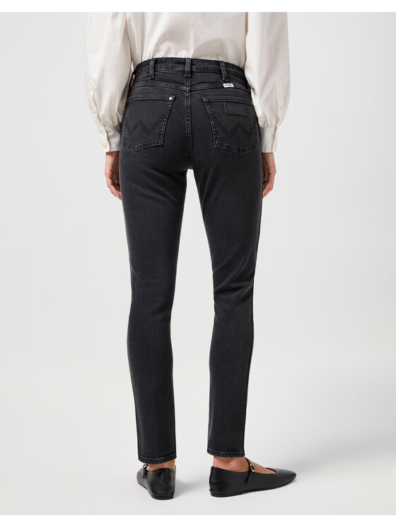 Wrangler Wrangler Jeansy SIENNA 112362640 Czarny Slim Fit