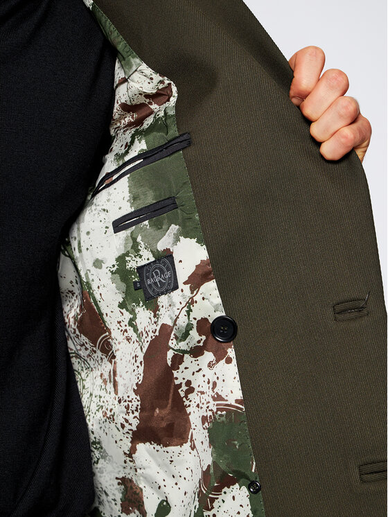 Rage Age Rage Age Suknjič Blade Zelena Slim Fit