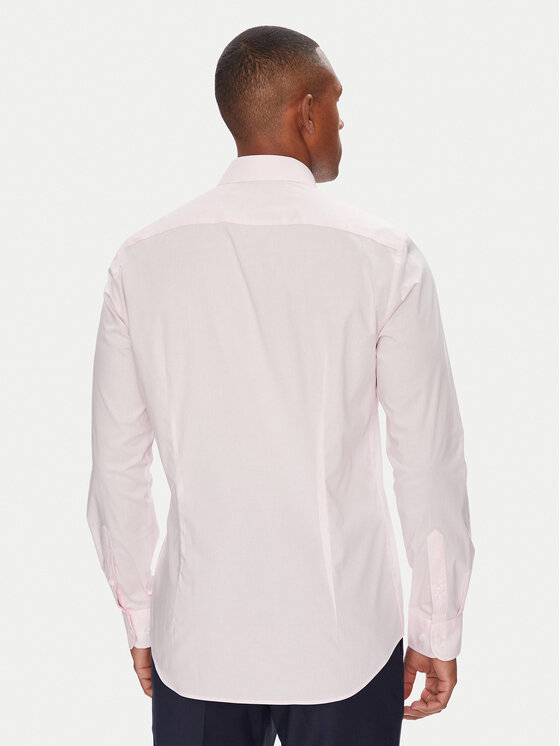 Tommy Hilfiger Tommy Hilfiger Košile MW0MW38347 Růžová Slim Fit
