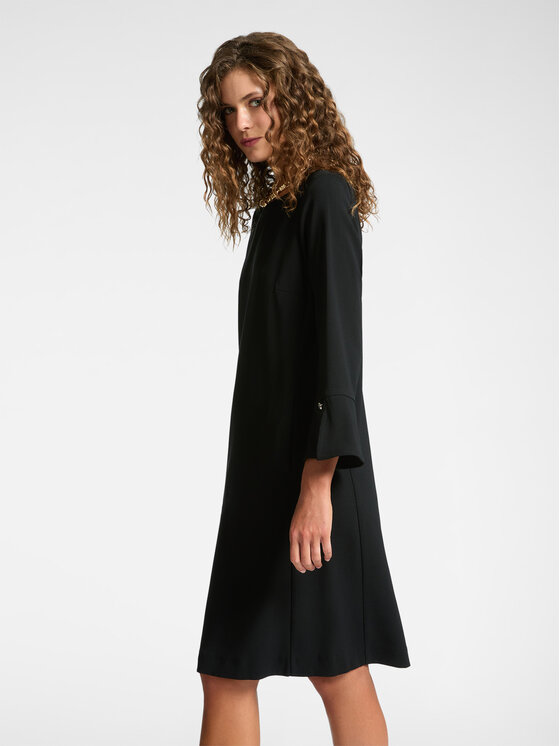 Elena Mirò Elena Mirò Vestito da giorno 7428P000232N033 Nero Regular Fit