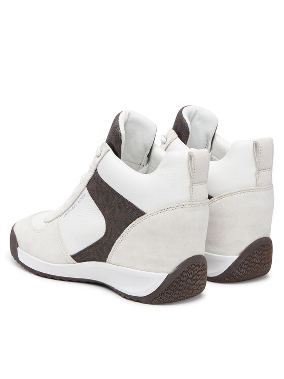 MICHAEL Michael Kors MICHAEL Michael Kors Sneakersy Nikko S2 Wedge Trainer 43F6NKFS4S Bílá