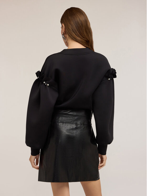 Motivi Motivi Felpa G856W003477N033 Nero Regular Fit