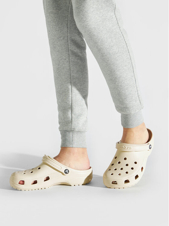 Crocs Crocs Klapki Classic 10001 Beżowy