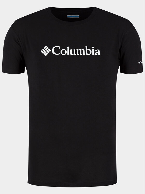 Columbia Columbia Tričko CSC Basic Logo EM2180 Čierna Regular Fit