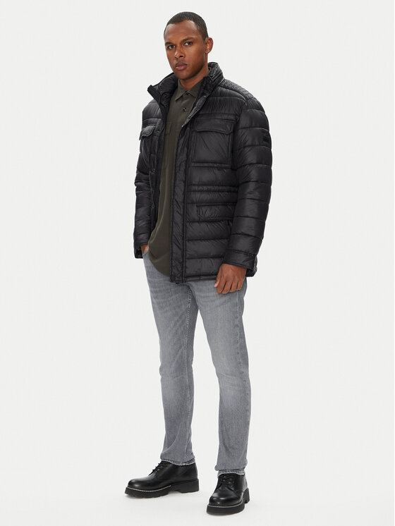 KARL LAGERFELD KARL LAGERFELD Bunda pro přechodné období 505025 553590 Černá Regular Fit