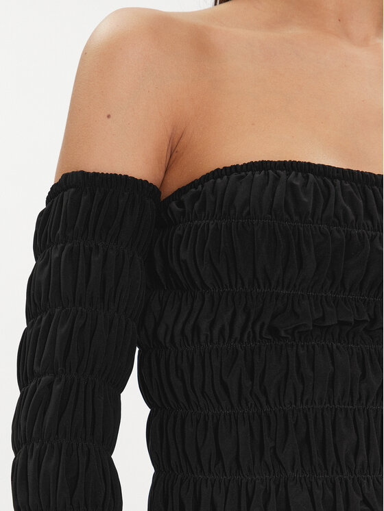 NORMA KAMALI NORMA KAMALI Blúzka KK4226PL867001 Čierna Regular Fit
