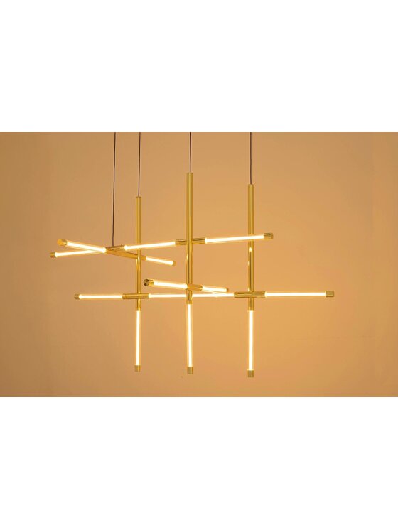 MIAhome MIAhome Lampa wisząca MIKADO S Złoty