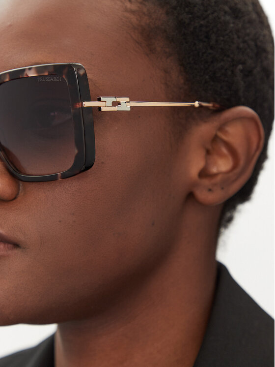 Trussardi Trussardi Sončna očala TSW9057 Rjava