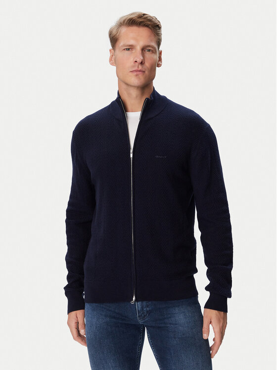 Gant Gant Cardigan 8050334 Bleumarin Regular Fit