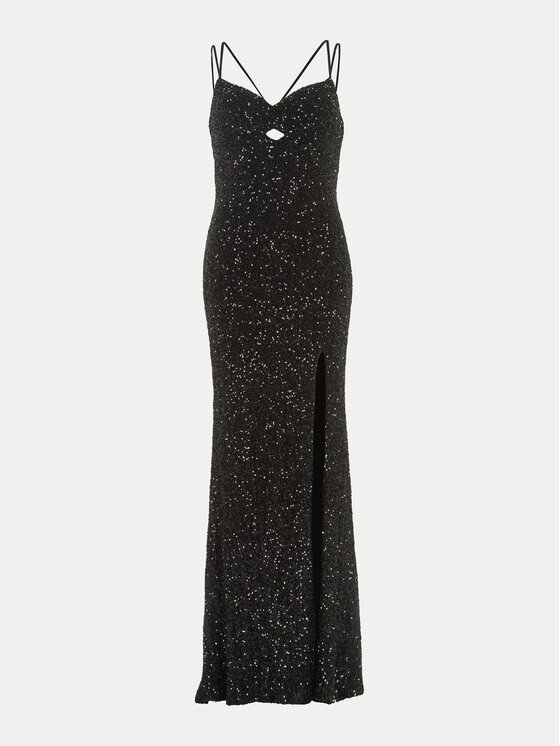 Hey Kyla Hey Kyla Abendkleid 5AI063HK Schwarz Regular Fit