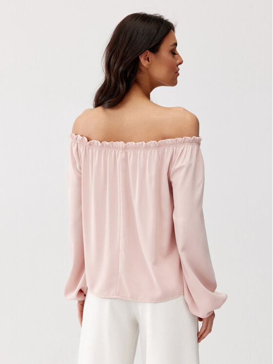 Roco Fashion Roco Fashion Bluzka Rosie Różowy Regular Fit