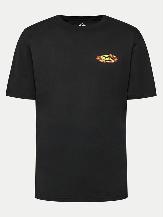 Quiksilver Tričko Tc Snap EQYZT07672 Čierna Regular Fit