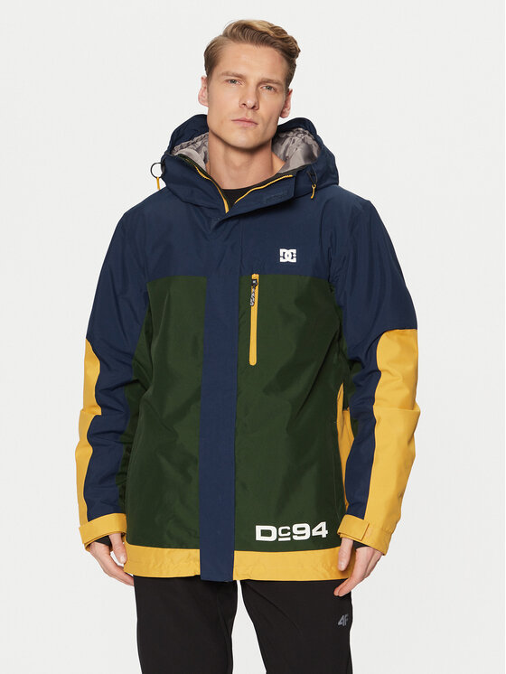 DC Snowboardová bunda Defiant ADYTJ03084 Tmavomodrá Standard Fit