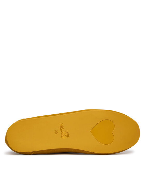 LOVE MOSCHINO LOVE MOSCHINO Mokasyny JA10101G1OIG0411 Żółty