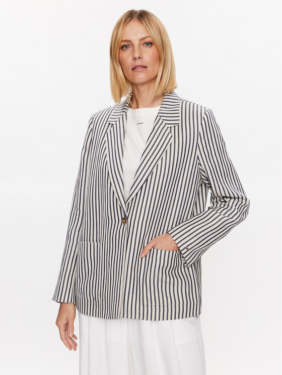 Tommy Hilfiger Tommy Hilfiger Giacca da abito WW0WW38180 Écru Relaxed Fit