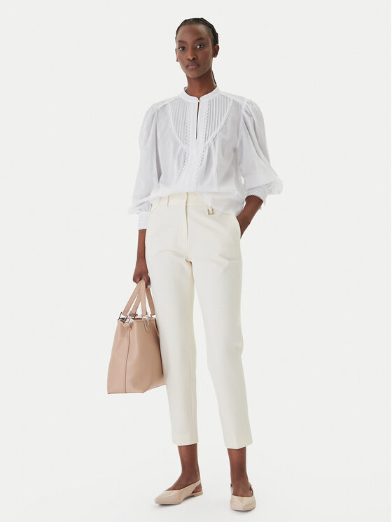 JOOP! JOOP! Chinos kelnes Petunia 30102026 Écru Slim Fit