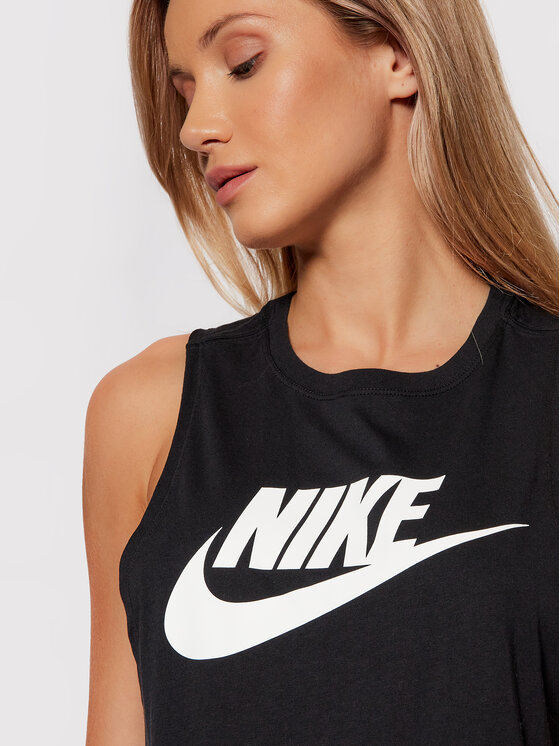 Nike Nike Top Sportswear Futura New CW2206 Negru Regular Fit
