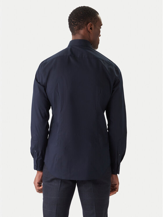 Tommy Hilfiger Tommy Hilfiger Košile MW0MW38347 Tmavomodrá Slim Fit