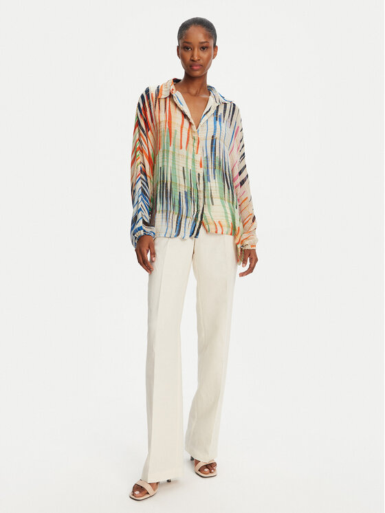 LOLA CASADEMUNT LOLA CASADEMUNT Košulja LS2515025 Šarena Relaxed Fit