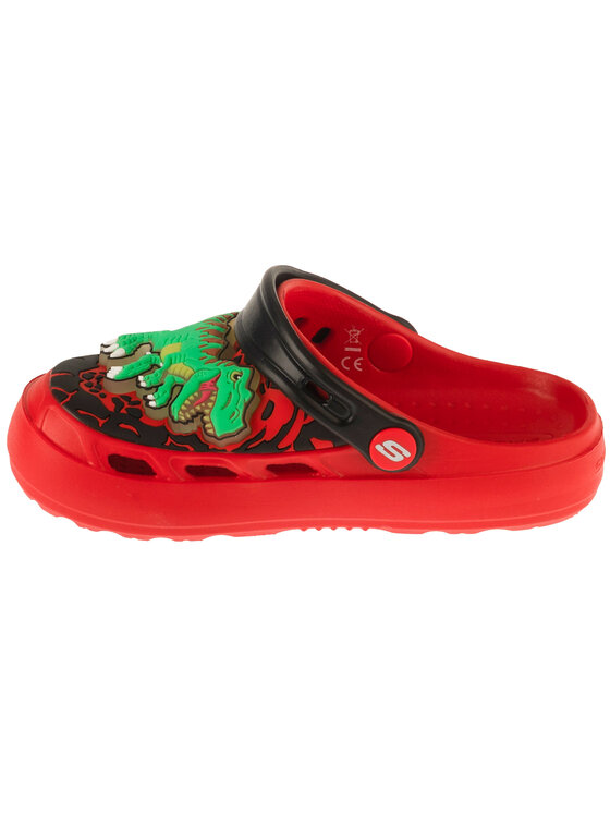 Skechers Skechers Klapki Foamies: Swifters - T-Rex-Brights Czerwony