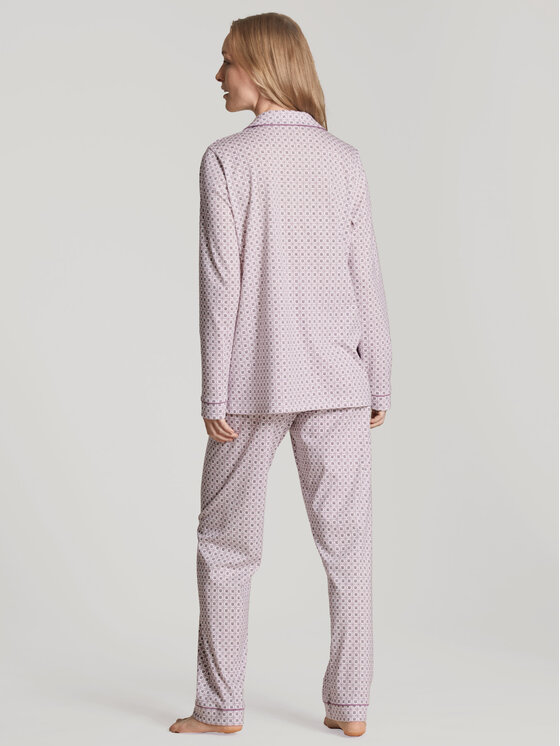 Calida Calida Piżama 41357 Fioletowy Regular Fit