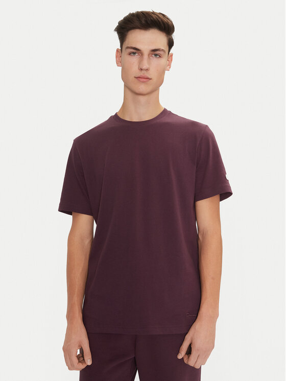 Champion Champion T-Shirt 220425 Fioletowy Regular Fit