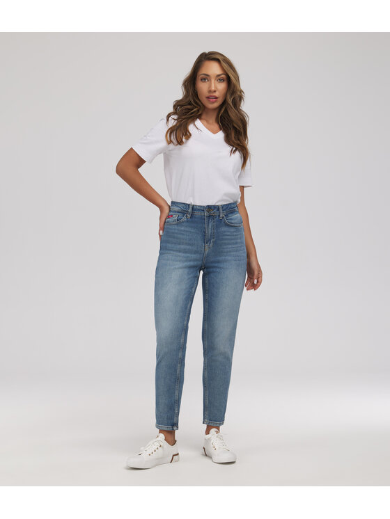 Lee Cooper Lee Cooper Jeansy JEANS D MATEA 9840 BRUSHED USED Niebieski Regular Fit