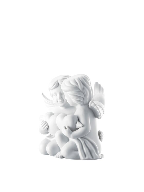 Rosenthal Rosenthal Figurka Para aniołów małych z sercem Biały