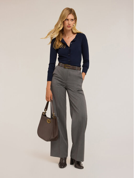 Motivi Motivi Cardigan M363W003524N034 Blu Regular Fit