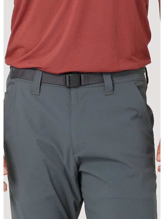 Wrangler Wrangler Pantaloni di tessuto NS715 Convertible Trail Jogger Grigio Regular Fit