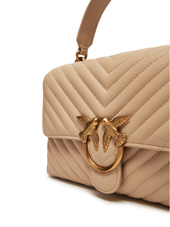 PINKO PINKO Geantă Love Lady Puff Classic Cl PE 25 PLTT 100043 A0GK Bej