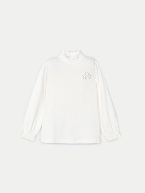 Mayoral Bluzka 145 Écru Regular Fit